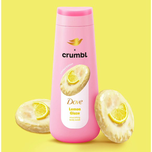 Dove Crumbl Moisturizing Liquid Body Wash Lemon Glaze, 20 oz (Set of 2) - Picture 3 of 6